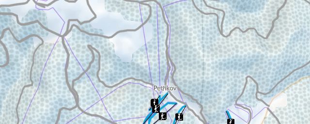 Piste map of the resort Ski Petříkov