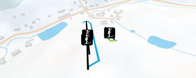 Piste map of the resort Skiareál Chotouň