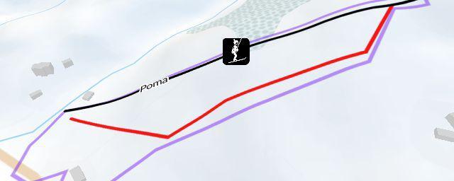 Piste map of the resort TJ Radegast Sihly