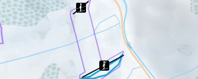 Piste map of the resort U Karla