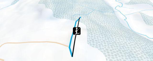 Piste map of the resort lyžařský areál Vysoká u Havlíčkova Brodu