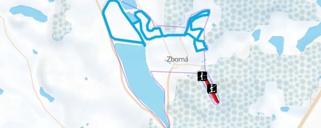 Piste map of the resort Ski areál Šacberk