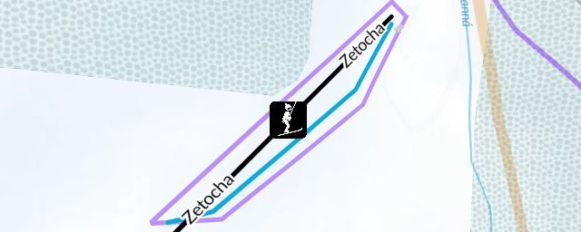 Piste map of the resort Zetocha