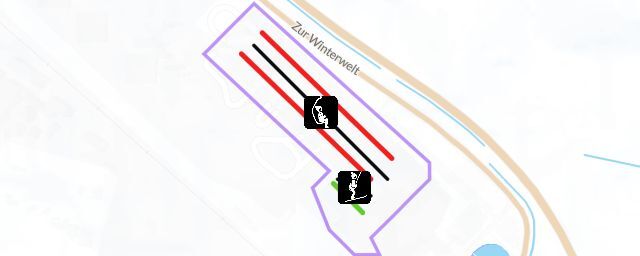 Piste map of the resort alpincenter HAMBURG-WITTENBURG