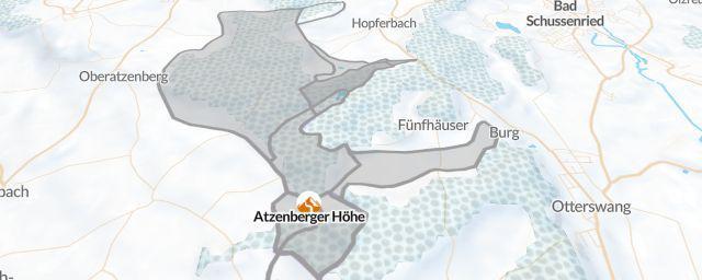 Piste map of the resort Atzenberger Höhe