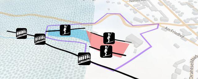 Piste map of the resort Augustusburger Freizeitzentrum Rost´s Wiesen
