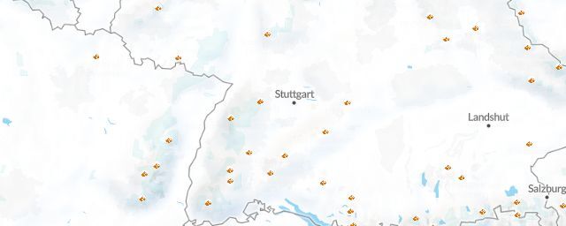 Piste map of the region Baden-Württemberg