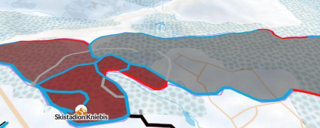 Piste map of the resort Skistadion Kniebis