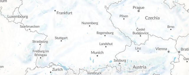 Piste map of the region Bayern