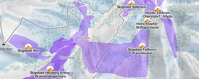 Piste map of the resort Skigebiet Fellhorn/Kanzelwand