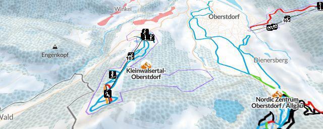 Piste map of the resort Skigebiet Söllereck