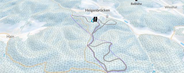 Piste map of the resort Skigebiet Winterloch Heigenbrücken