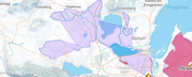 Piste map of the resort Sportpark Füssen