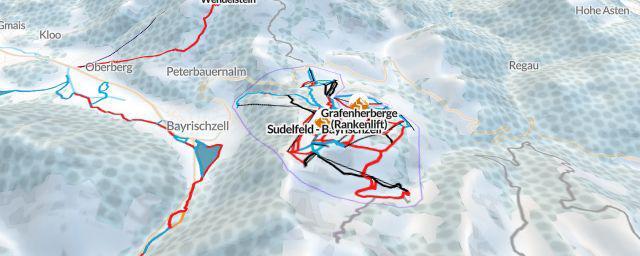 Piste map of the resort Sudelfeld - Bayrischzell