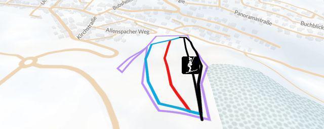 Piste map of the resort Böttingen