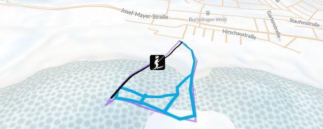 Piste map of the resort Burladingen