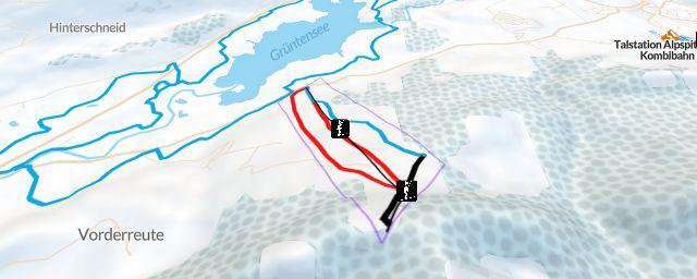 Piste map of the resort Buron