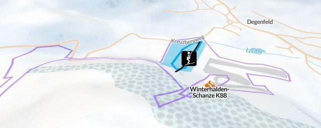Piste map of the resort Degenfeld