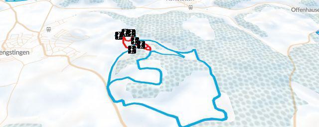 Piste map of the resort Engstingen