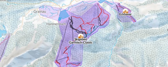 Piste map of the resort Garmisch-Classic Skiarea