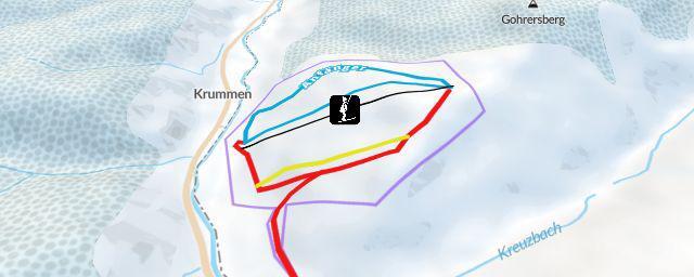 Piste map of the resort Gohrersberg – Kreuzthal