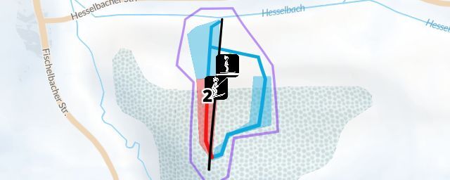 Piste map of the resort Hesselbacher Gletscher