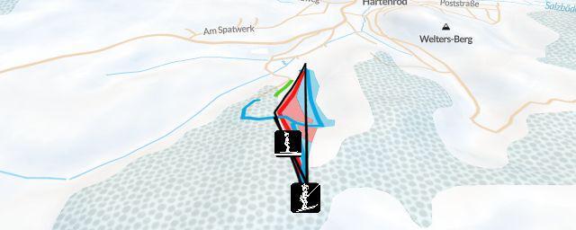 Piste map of the resort Ski-Club 1957 Hartenrod e.V.