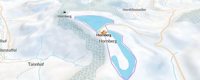 Piste map of the resort Hornberg