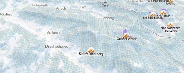 Piste map of the resort Langlaufzentrum Bretterschachten