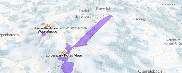 Piste map of the resort Loipenpark Rotes Moor