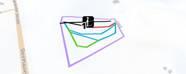 Piste map of the resort Monte Kubota