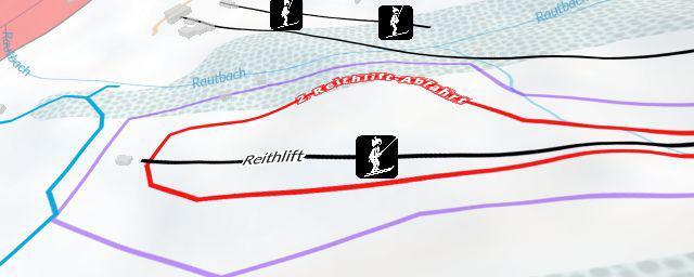 Piste map of the resort Nachwuchsförderzentrum "Reithlift"