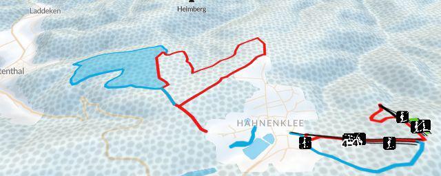 Piste map of the resort Hahnenklee/Bocksberg