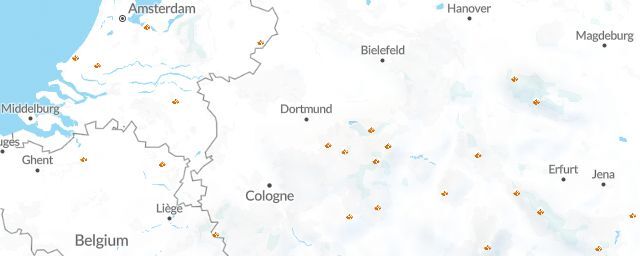 Piste map of the region Nordrhein-Westfalen