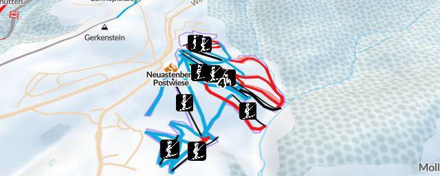 Piste map of the resort Neuastenberg Postwiese