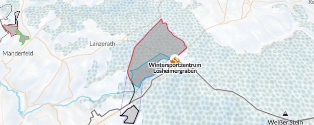 Piste map of the resort Wintersportzentrum Losheimergraben