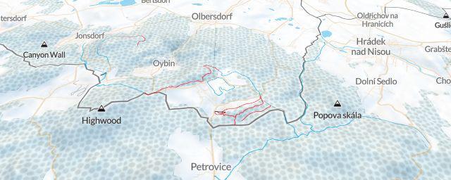 Piste map of the resort PSV Zittau