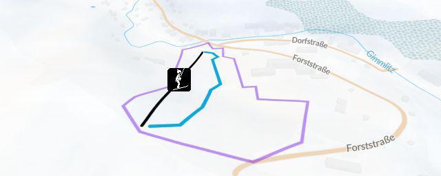 Piste map of the resort Skilift Lichtenberg