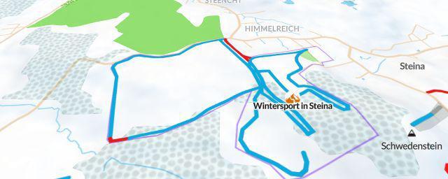 Piste map of the resort Wintersport in Steina
