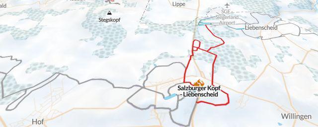Piste map of the resort Salzburger Kopf - Liebenscheid
