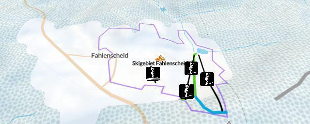 Piste map of the resort Skigebiet Fahlenscheid