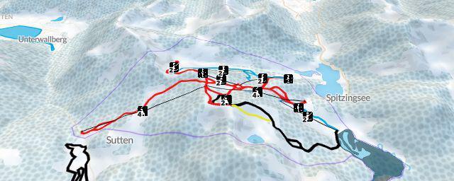 Piste map of the resort Skigebiet Spitzingsee - Tegernsee