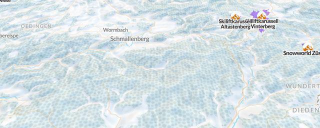 Piste map of the resort Skilanglaufzentrum Hochsauerland