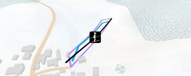 Piste map of the resort Skilift Lahm