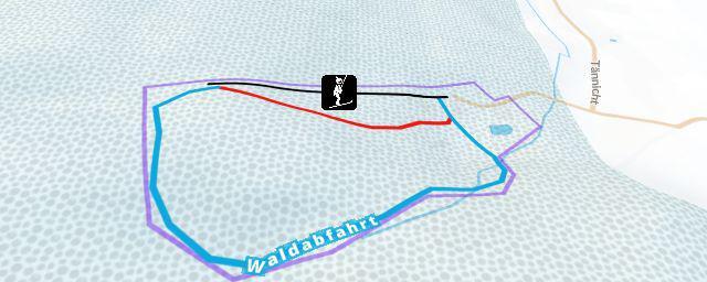 Piste map of the resort Skizentrum Tännicht Sohland
