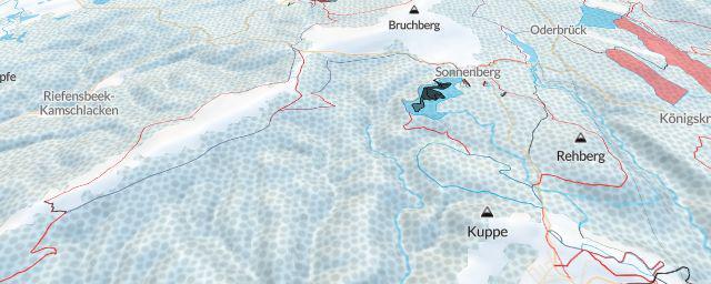 Piste map of the resort Sonnenberg