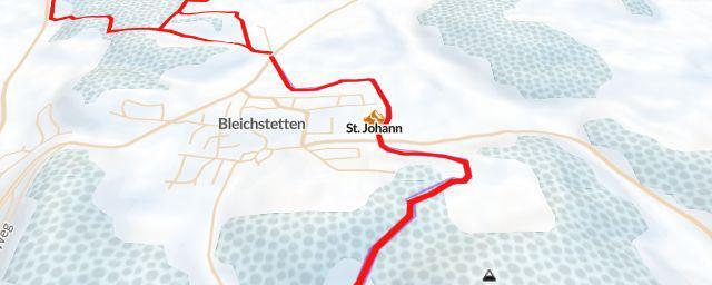Piste map of the resort St. Johann
