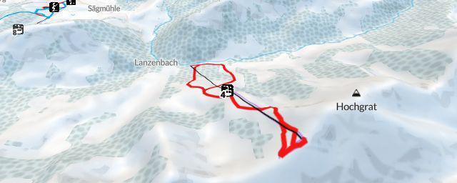 Piste map of the resort Steibis - Hochgratbahn