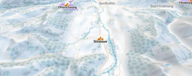 Piste map of the resort Weidach-Sportanlage