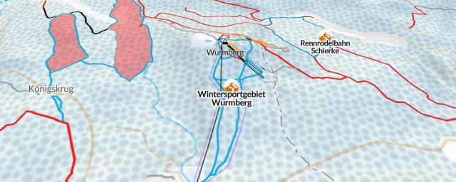 Piste map of the resort Wintersportgebiet Wurmberg